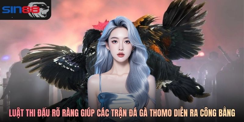 Luật thi đấu rõ ràng giúp các trận Đá gà Thomo diễn ra công bằng